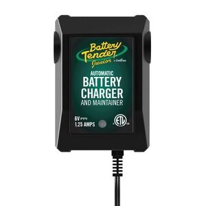 Deltran Battery Tender Junior Black Automatic Battery Charger and Maintainer